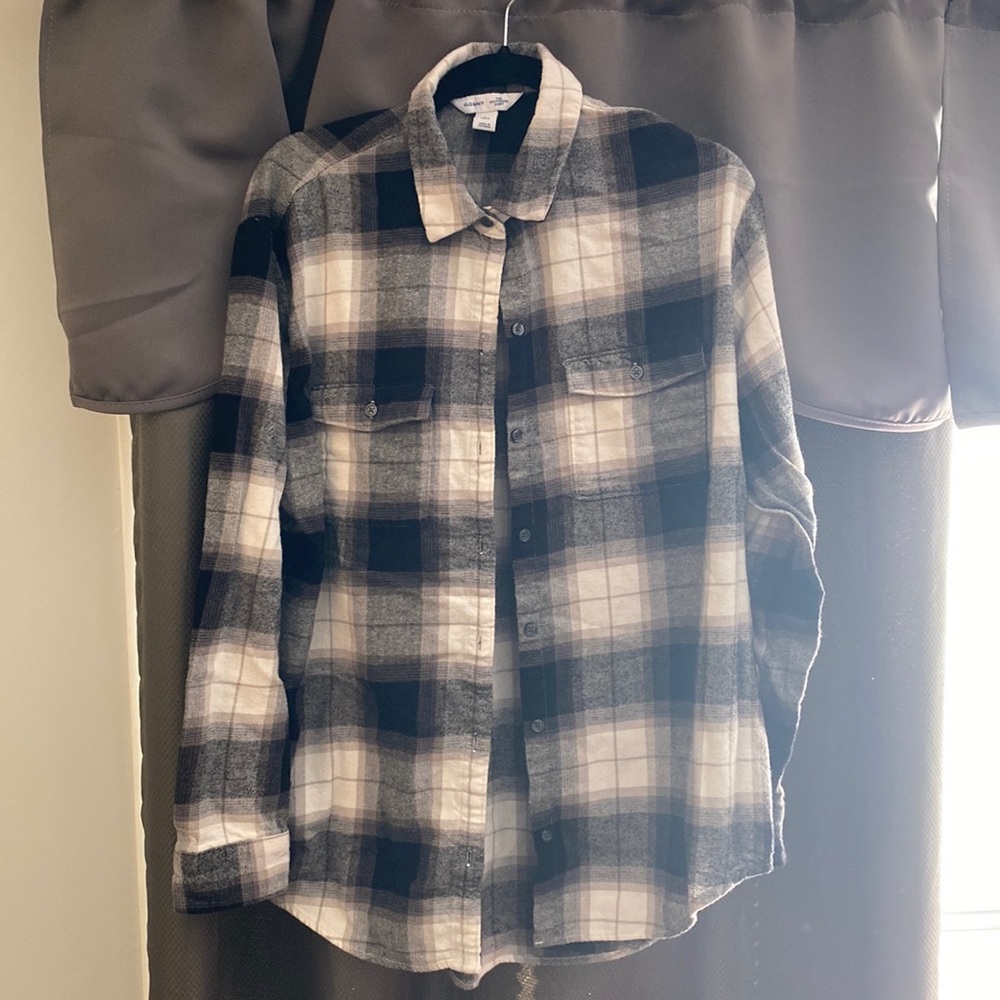 Womens Tall Old Navy Boyfriend Flannel